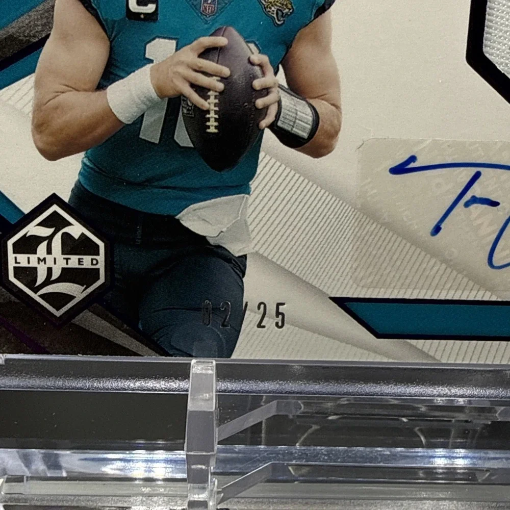 Trevor Lawrence 2021 Jaguars Panini Limited 3 Color RPA AUTO RC /25 SSP